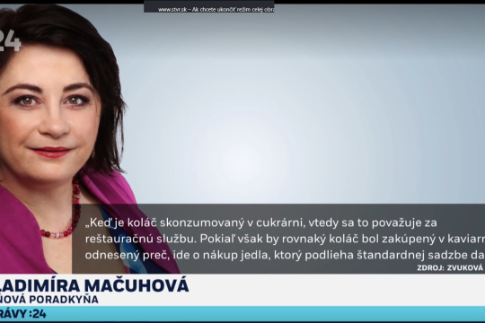 O DPH v médiách: sadzby v gastre a návrat zábezpeky